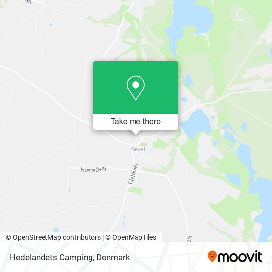 Hedelandets Camping map