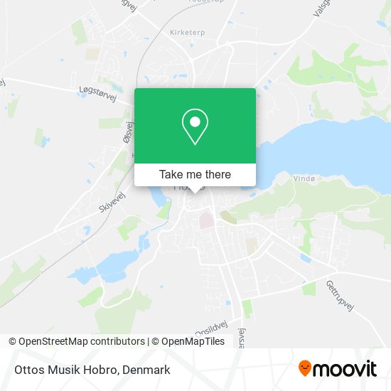 Ottos Musik Hobro map