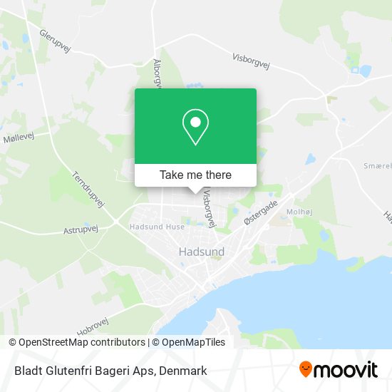 Bladt Glutenfri Bageri Aps map