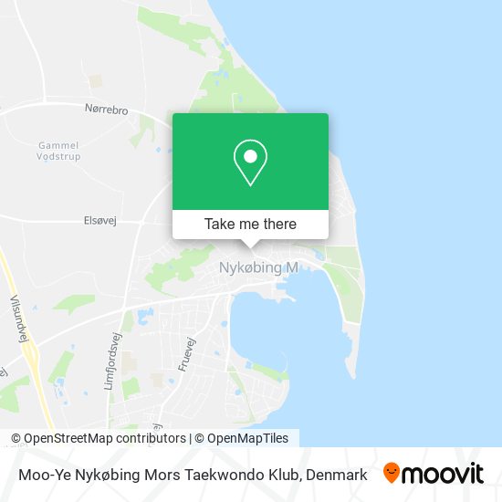 Moo-Ye Nykøbing Mors Taekwondo Klub map