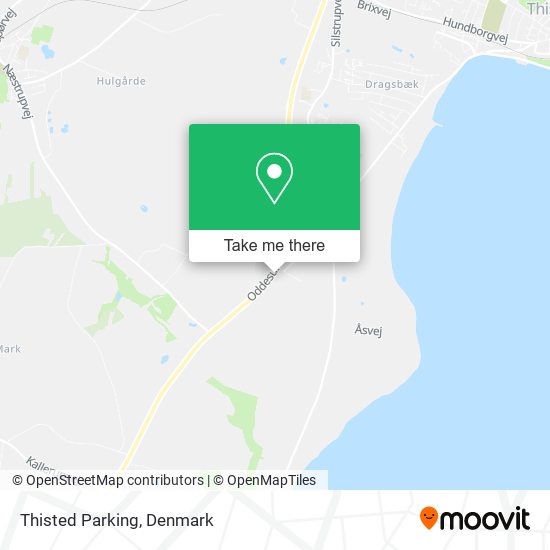 Thisted Parking map