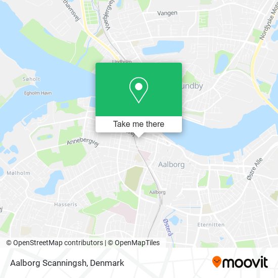 Aalborg Scanningsh map