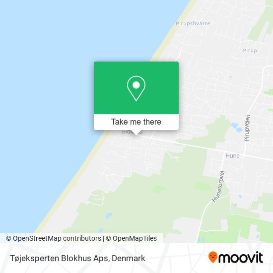 Tøjeksperten Blokhus Aps map