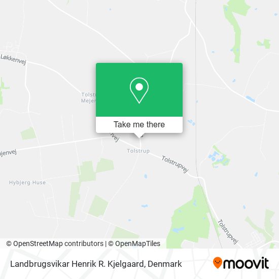 Landbrugsvikar Henrik R. Kjelgaard map