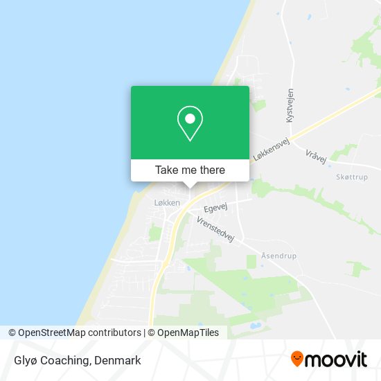 Glyø Coaching map