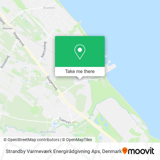 Strandby Varmeværk Energirådgivning Aps map
