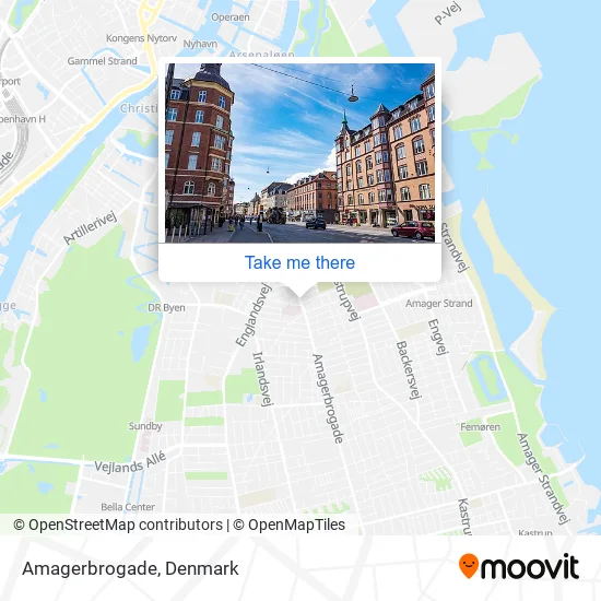Amagerbrogade map