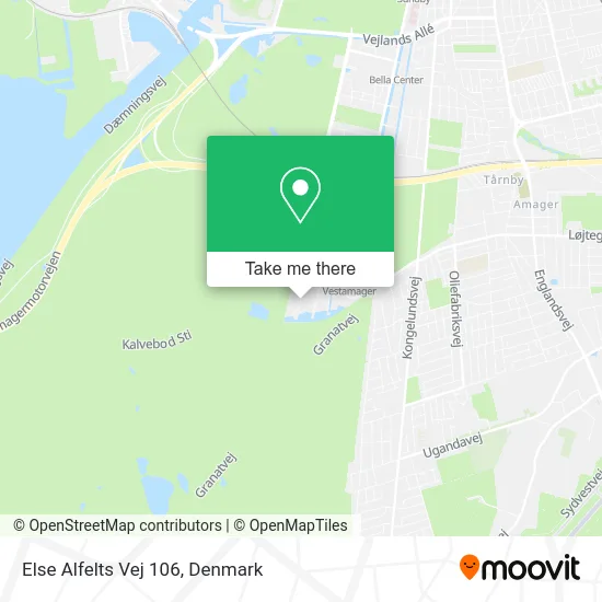 Else Alfelts Vej 106 map
