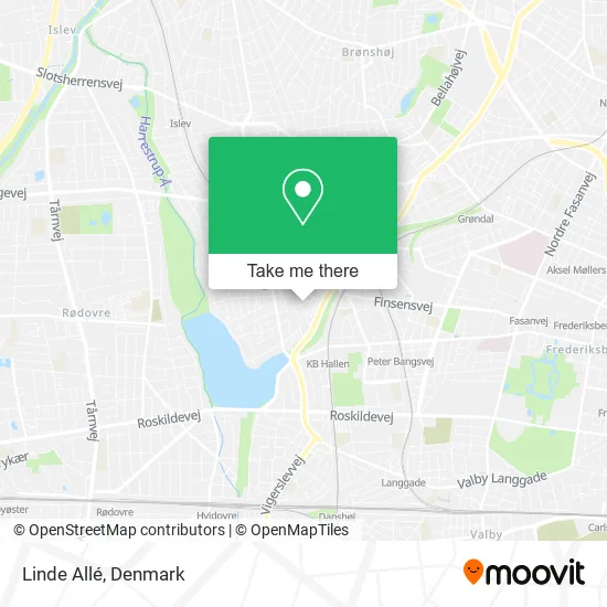 Linde Allé map