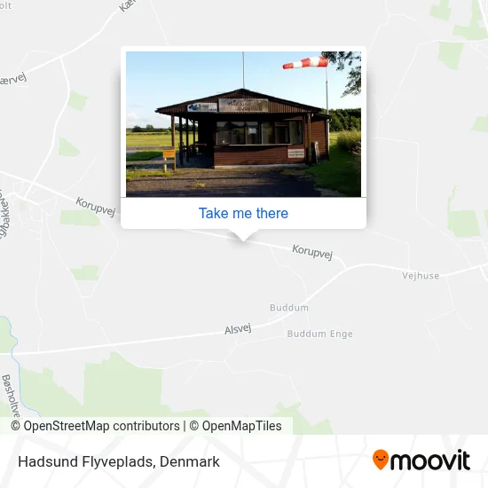 Hadsund Flyveplads map