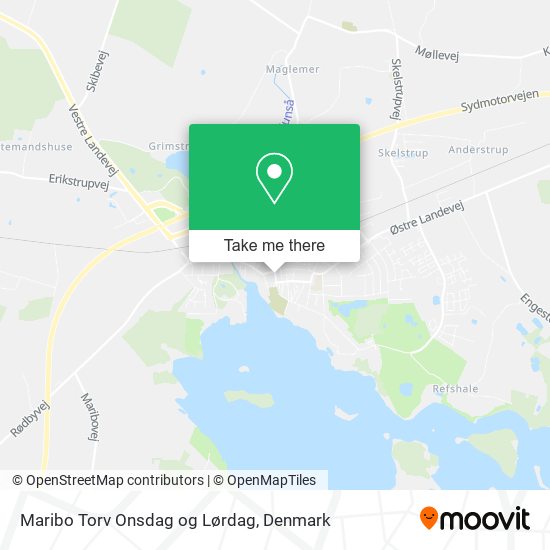 Maribo Torv Onsdag og Lørdag map