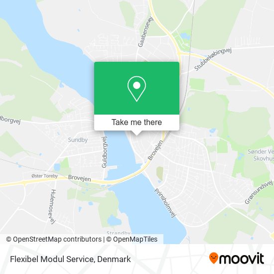 Flexibel Modul Service map