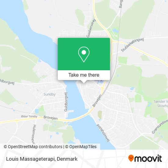 Louis Massageterapi map