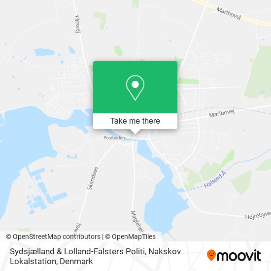 Sydsjælland & Lolland-Falsters Politi, Nakskov Lokalstation map
