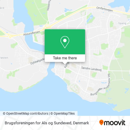 Brugsforeningen for Als og Sundeved map