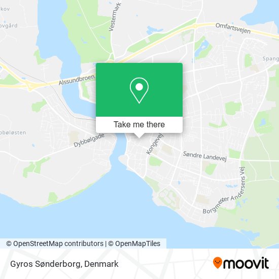 Gyros Sønderborg map
