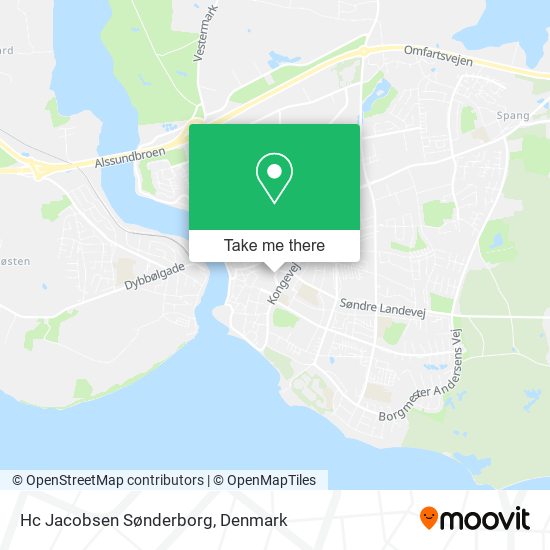 Hc Jacobsen Sønderborg map