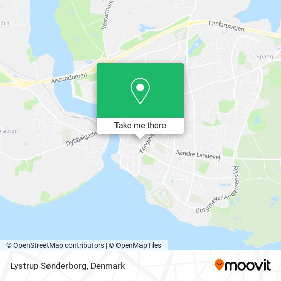 Lystrup Sønderborg map