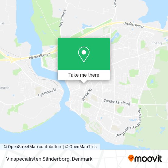 Vinspecialisten Sãnderborg map