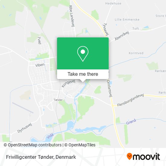 Frivilligcenter Tønder map