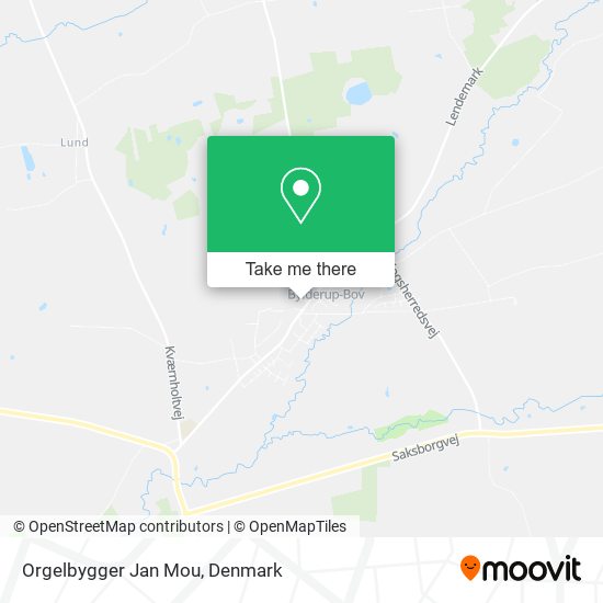 Orgelbygger Jan Mou map