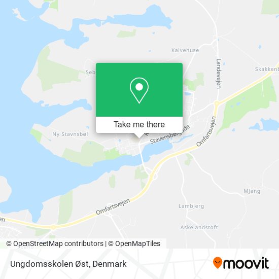 Ungdomsskolen Øst map