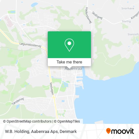 W.B. Holding, Aabenraa Aps map