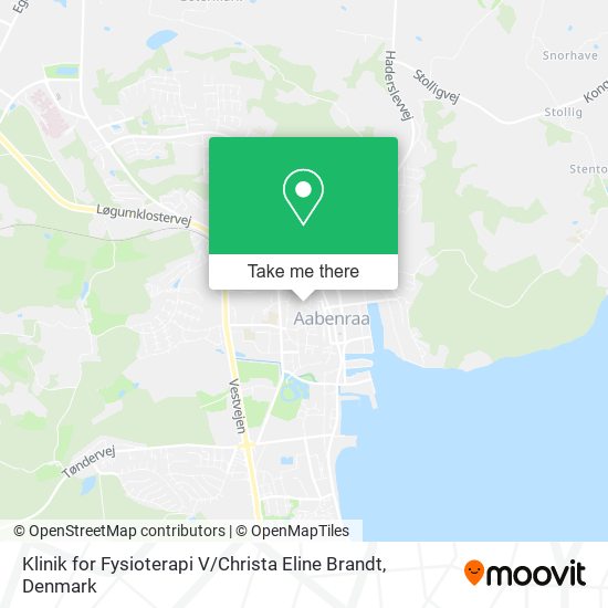 Klinik for Fysioterapi V / Christa Eline Brandt map