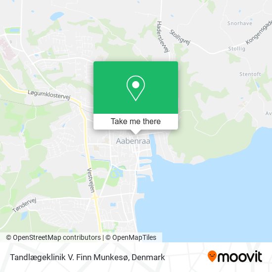 Tandlægeklinik V. Finn Munkesø map