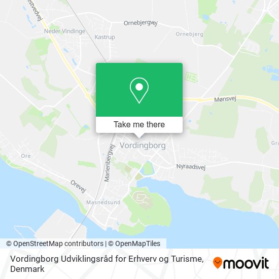 Vordingborg Udviklingsråd for Erhverv og Turisme map