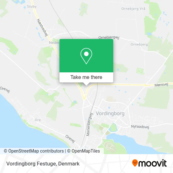 Vordingborg Festuge map