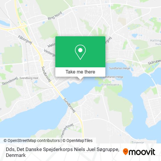 Dds, Det Danske Spejderkorps Niels Juel Søgruppe map