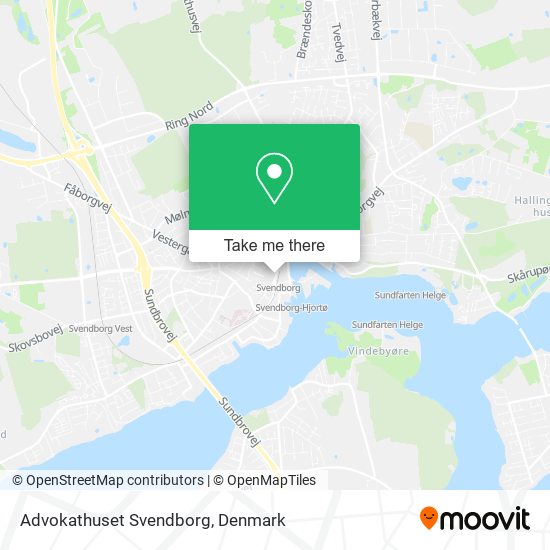 Advokathuset Svendborg map