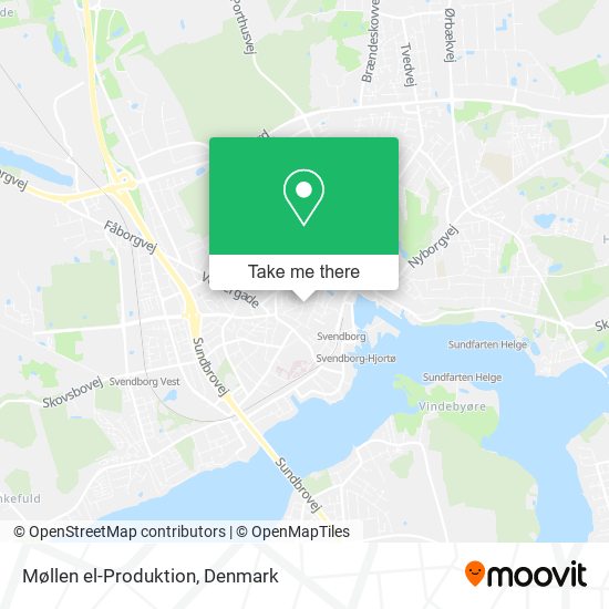 Møllen el-Produktion map