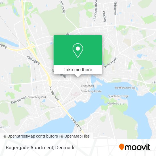 Bagergade Apartment map