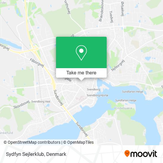 Sydfyn Sejlerklub map