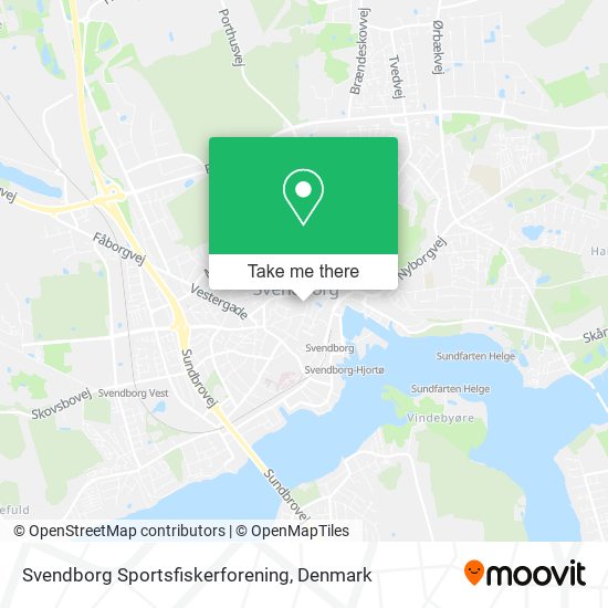 Svendborg Sportsfiskerforening map