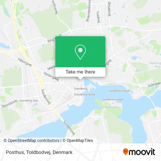 Posthus, Toldbodvej map