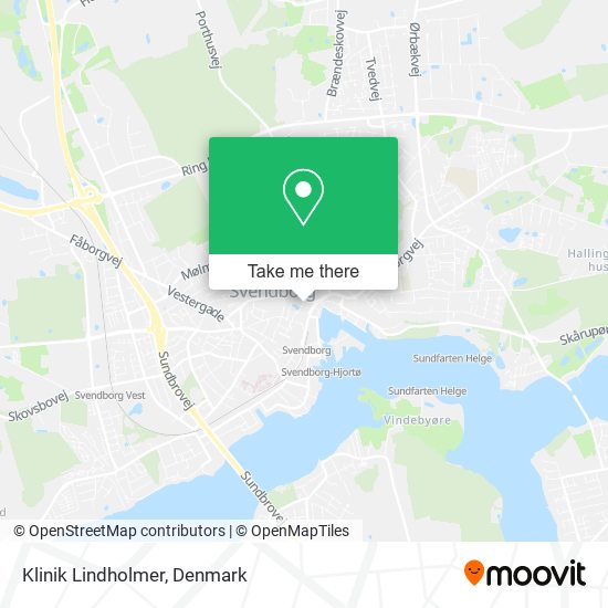 Klinik Lindholmer map