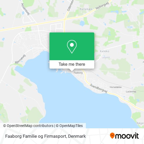 Faaborg Familie og Firmasport map