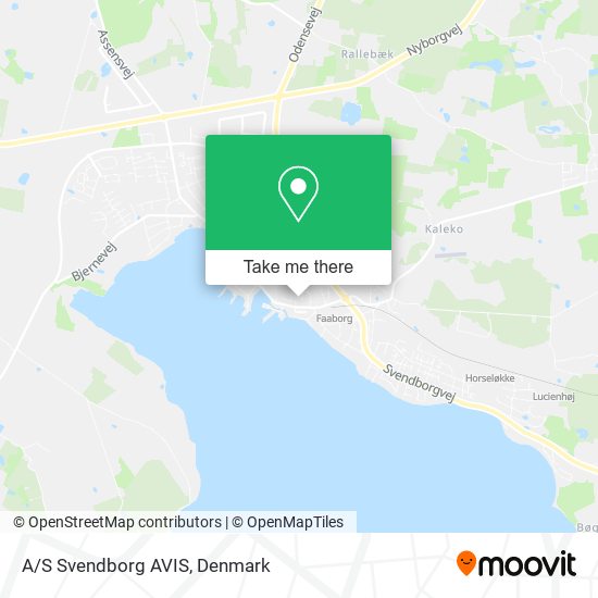 A/S Svendborg AVIS map