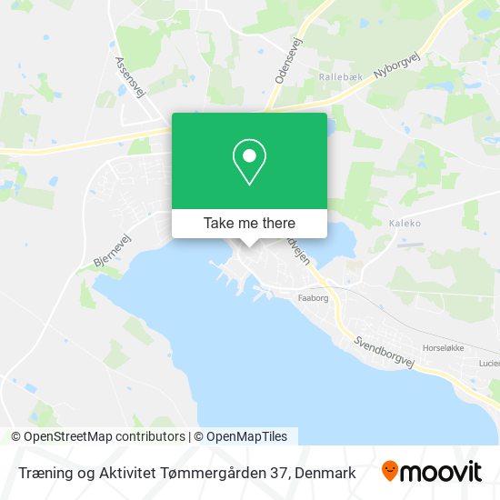 Træning og Aktivitet Tømmergården 37 map