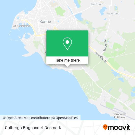 Colbergs Boghandel map