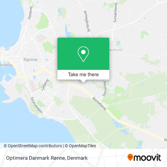 Optimera Danmark Rønne map
