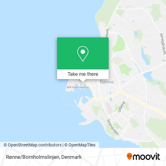Rønne/Bornholmslinjen map