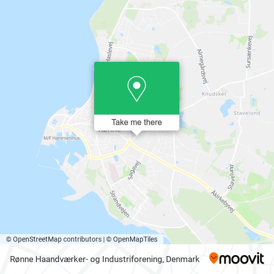 Rønne Haandværker- og Industriforening map