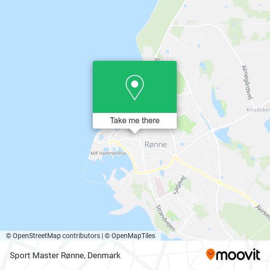 Sport Master Rønne map