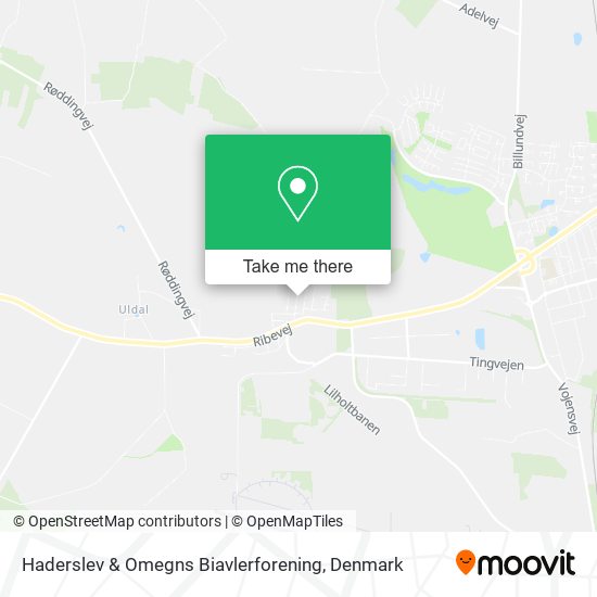 Haderslev & Omegns Biavlerforening map