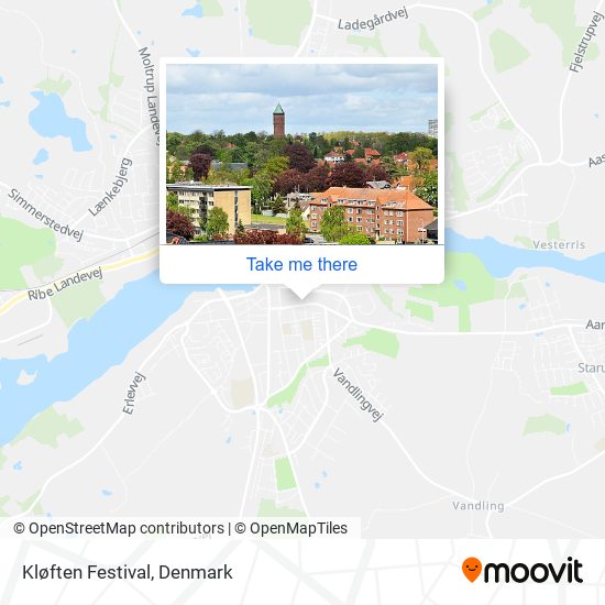 Kløften Festival map