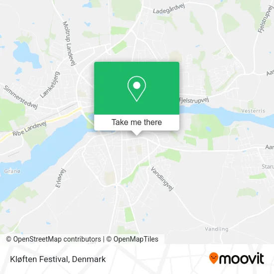 Kløften Festival map